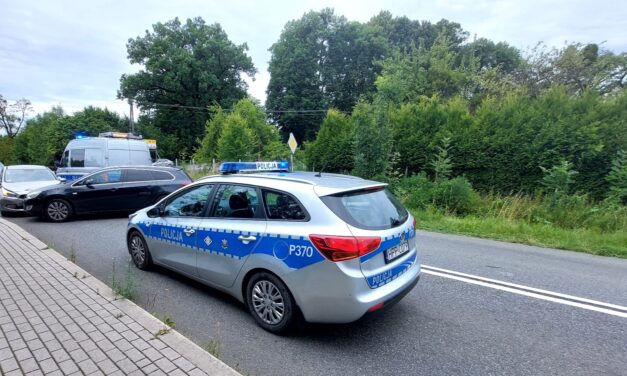 Pościg zakończony kolizją.